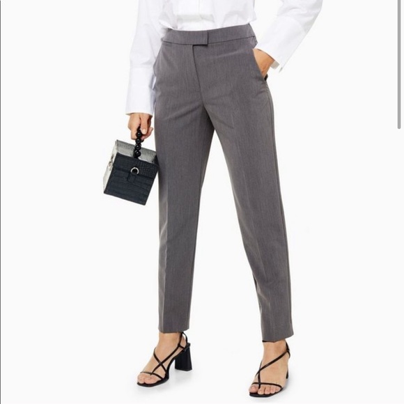 cigarette pants topshop Crop Topshop Houndstooth Cigarette Trousers, $84